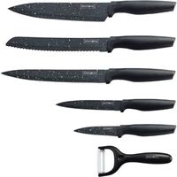 ROYALTY LINE MB5 Set de 5 couteaux avec éplucheur - Marbre