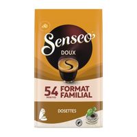 LOT DE 5 - SENSEO - Café dosettes Doux - paquet de 54 dosettes