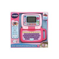 VTech - Ordi-tablette P'tit Genius Touch Vert - Ordinateur Enfant, Tablette Éducative - 2/6 Ans - Version FR
