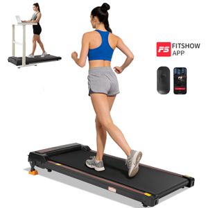 Sperax Tapis de course à vibrations de marche, 0 à 10 % d'inclinaison automatique sous le bureau, moteur silencieux de 2,5 CV pour la maison avec application, tapis de course 3 en