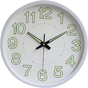 HORLOGE - PENDULE Horloge Murale Lumineuse, 30.5cm Ronde Minimaliste