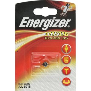 PILES Energizer pile bouton 1,5V 377/376 (lot de 2)