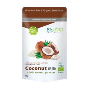 ARGILE-RHASSOUL-HENNÉ BIOTONA - Coconut Milk natural powder 200 g de pou