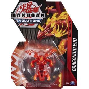 FIGURINE - PERSONNAGE Coffret Bakugan Pack Dragonoid Evo Boule Rouge Figurine Set Evolutions Serie 4 1 Carte Tigre
