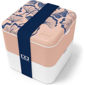 LUNCH BOX - BENTO  Bento Box Mb Square Ginkgo - Grande Boîte Repas À 