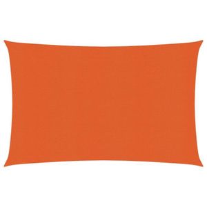 VOILE D'OMBRAGE Voile d'ombrage rectangulaire FDIT - Orange 2,5x4 