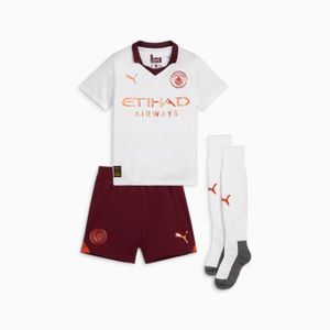Ensemble de vêtements Puma Kit Manchester City 23-24 Blanc Enfant