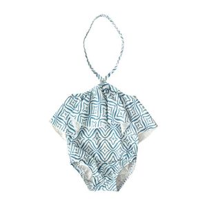 MAILLOT DE BAIN 1-5 Ans Maillot de Bain Bleu Une Seule Pièce Au to