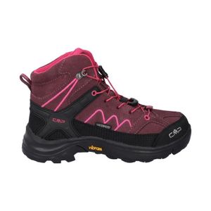 CHAUSSURES DE RANDONNÉE Chaussures de marche de randonnée mid jeune garçon CMP Moon Waterproof - prugna-fucsia - 34