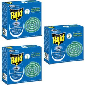 RAID Diffuseur électrique anti-moustiques et moustiques tigres avec curseur  de protection efficace 60 nuits 1 diffuseur pas cher 