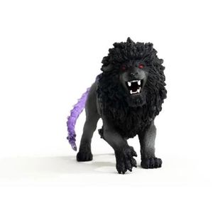 FIGURINE - PERSONNAGE Figurine Lion des Ténèbres - Figurine Hautement Détaillée et Réaliste à la Queue Transparente - Jouet pour Garçons et Filles -