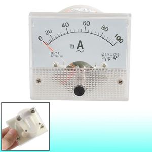 sourcing map DH-670 AC 0-500V Tension Analogue v Voltm/ètre Indic Table aiguille