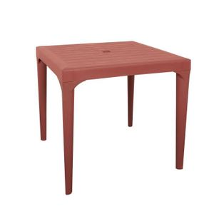 TABLE DE JARDIN  Table jardin Rouge