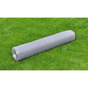 Grillage galvanisé 0,75mm d’épaisseur à mailles carrées 1x10m protection