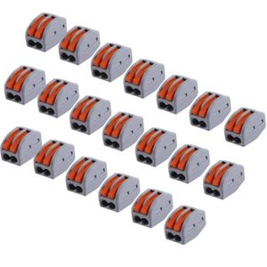 Rapide Connecteur de fil de C/âble Connecteur /à Ecrou /à levier 10pcs 5 trous Broco Bornes de Connexion Assortiment de Conducteurs Connecteurs de fils Compacts