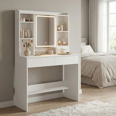 Meuble d'appoint Vicco, meuble complémentaire pour coiffeuse Isabelle