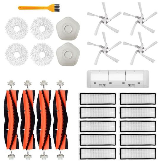 Kit di accessori compatibile con Dreame Bot W10 / W10 PRO Accessori Robot Aspirapolvere Filtro HEPA Spazzola laterale principale Mop Panno Pad Parti di ricambio