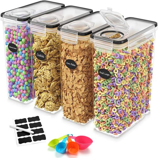 Lot De 3 Boîtes De Conservation Alimentaire En Verre Avec Couvercle En