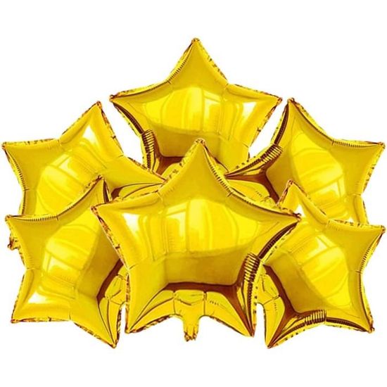 Ballon étoile à cinq branches de 18 pouces, 1 pièce, ballon à