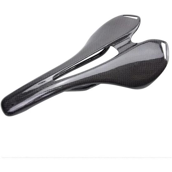 Selle Vélo Carbone Universelle - Homme - Finition Brillante/mate - Neuf