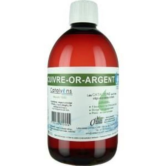 CuivreOrArgent liquide Oligo Elément 500ml Ca… Cdiscount Santé