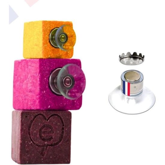 Lot De 2 Porte-savon Magnétiques à Ventouse | Qualité