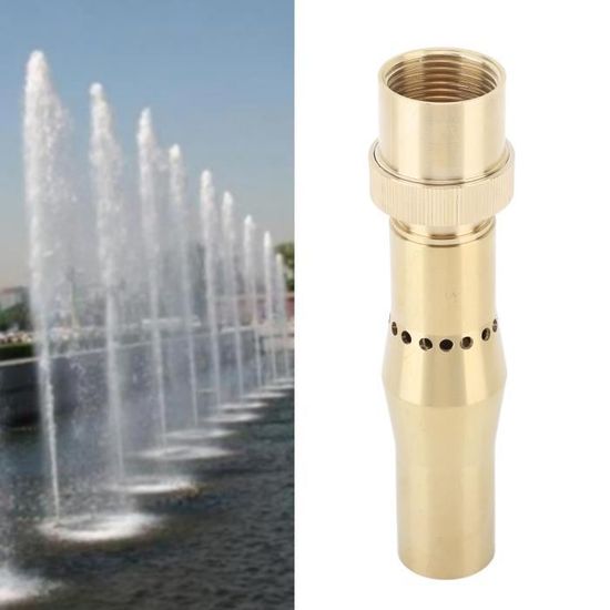 Flexman Lot De 4 Buses De Fontaine En Laiton - Jetnozzle Réglable Pour Étang Et Jardin