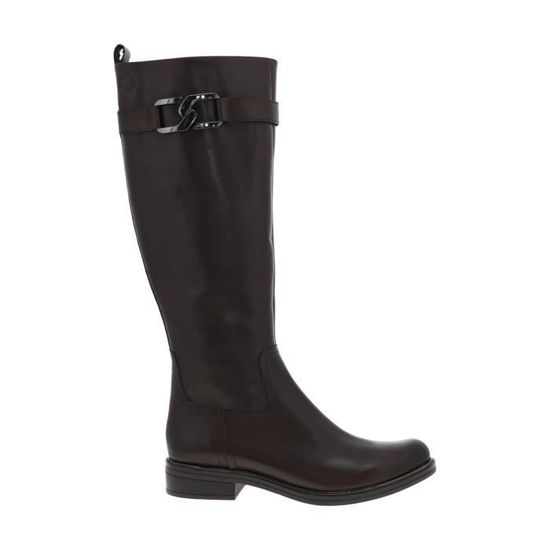Bottes Cavalières Geox Marron - Taille 39, Cuir, état Neuf, Talons Confortables