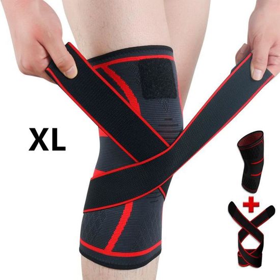 Genouillère Fine Extensible 2 Pièces - Respirante Et Confortable - Neuf