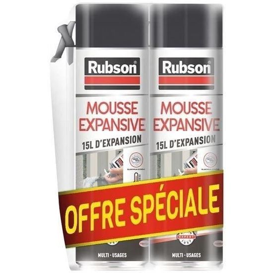 RUBSON Aérosol Mousse expansive - 2 aérosols 345 ml