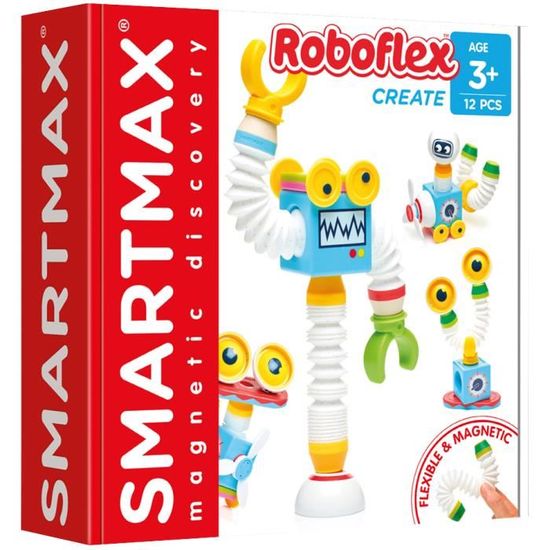 Jouet de construction - SMARTMAX - Roboflex Create - Pièces magnétiques et flexibles - Multicolore - Mixte