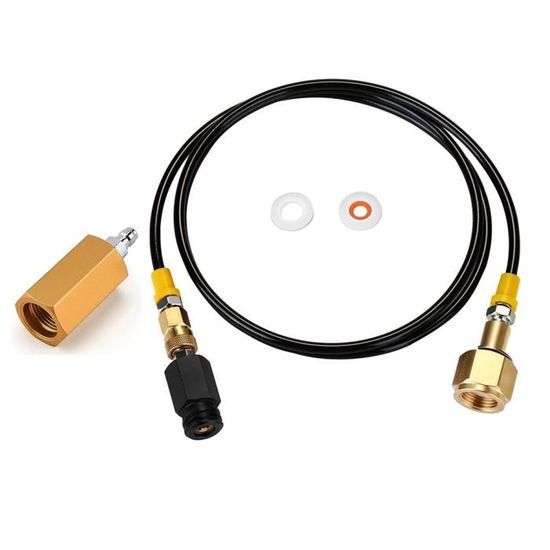 Soda Maker Adapter Schlauch – CGA320 Auf TR21-4, 152 Cm Hochdruckschlauch Für Große CO2-Tanks