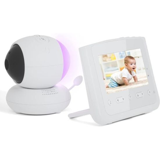 Moniteur bébé 5'' HD sans wifi : avis et praticité