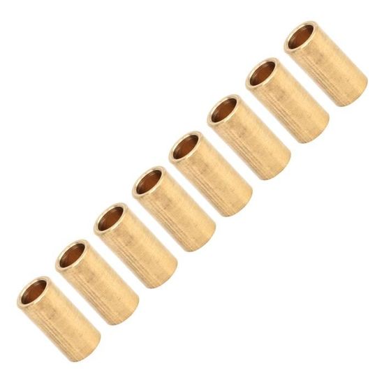 Roulements Autolubrifiants SF-1 - Lot De 5 - Diamètres Intérieurs 22, 25, 28, 30 Mm - Plaqués Cuivre - Pour Applications Sans Huile