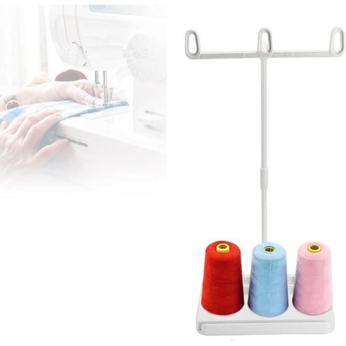 Porte-bobine De Fil – Support Métal Stable Pour Machine à Coudre, Surjeteuse, Broderie - 3