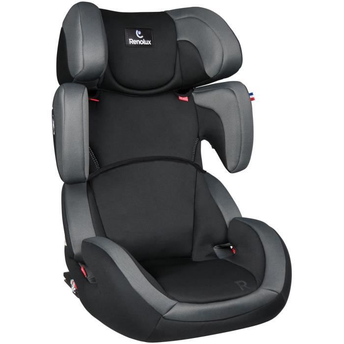 RENOLUX Stepfix 23 Smart Siège Auto - Groupe 2/3 - Total Black