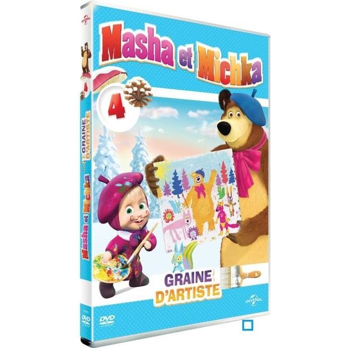 Dvd Masha Et Michka Vol 4 Graine D Artiste En Dvd Dessin Anime Pas Cher Kuzovkov Oleg Cdiscount
