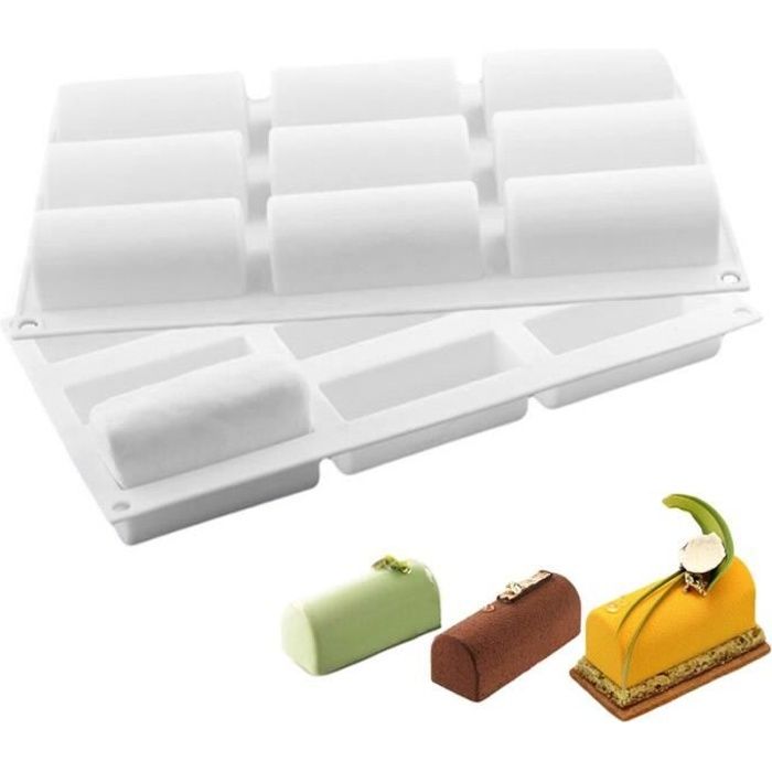 Kit de décoration de gâteaux 542, outils de pâtisserie avec 3 moules à