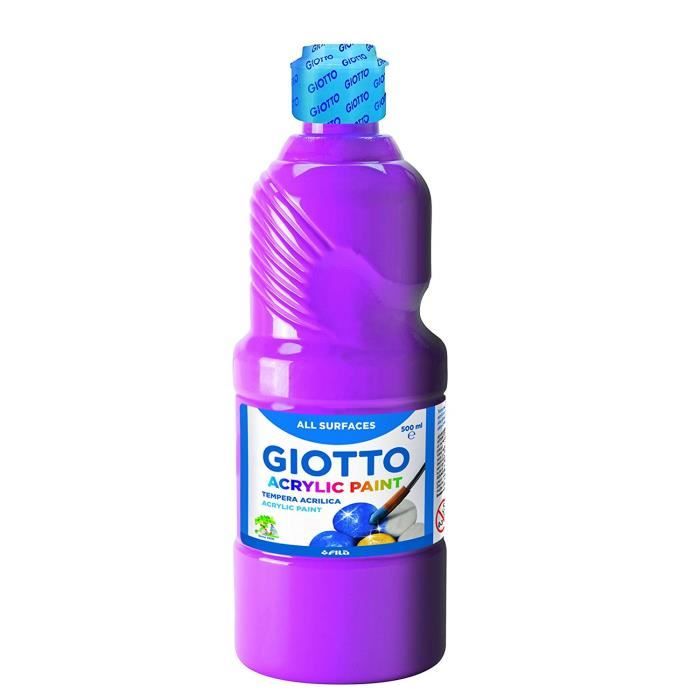 Giotto – Peinture acrylique 533710, 500 ml, magenta
