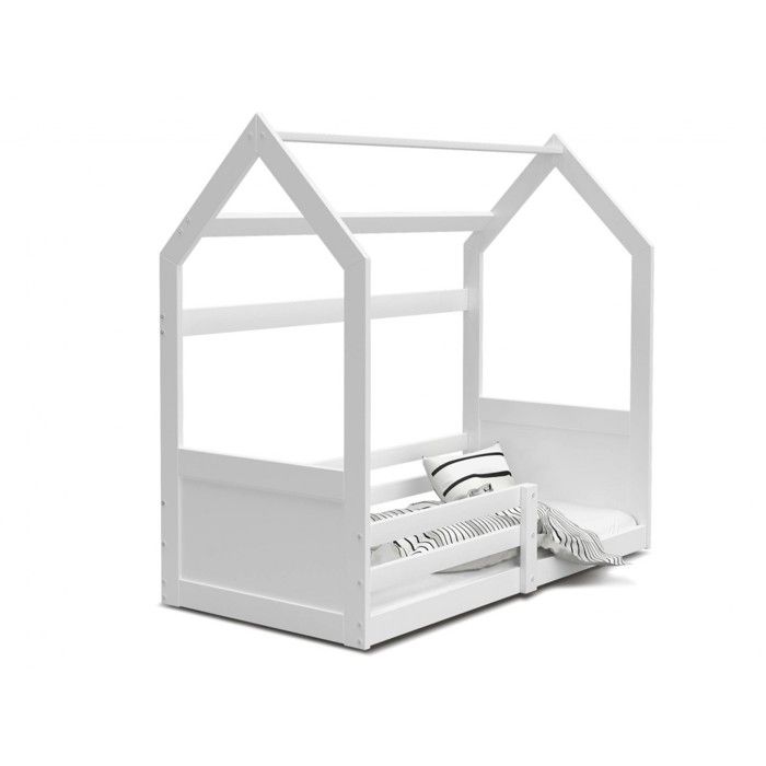 LIT Cabane Miki 80x160 Blanc