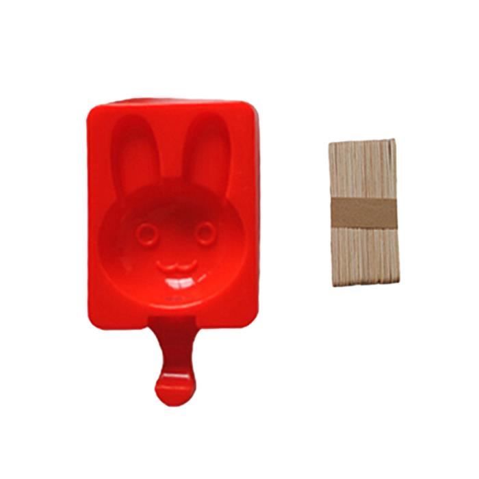 Mignon dessin animé crème glacée moule machine à glaçons plateau à glace Premium Durable Silicone de CAKE MOLD - PASTRY MOLD