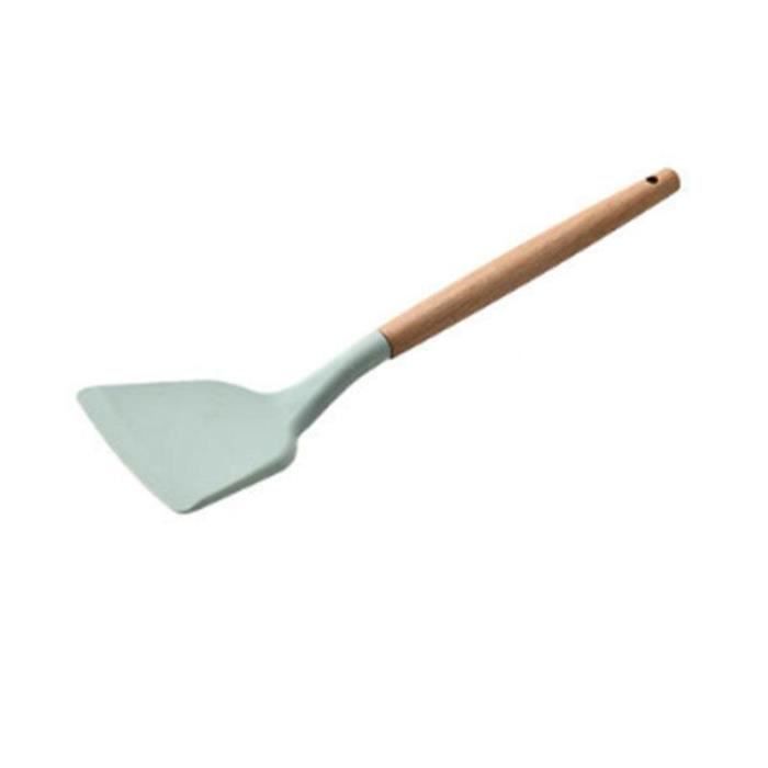 Cuillère à soupe en Silicone noir-vert 1 pièce - Spatule, brosse, racloir à pâtes, serveur batteur à œuf - Modèle: 4 - WMCFGJA05765