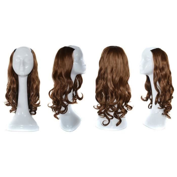 Perruque de mode Women Curls Weft Synthetic Hair U Part Lace Wig Lifelike Human HairHHY71016005I_SAN662 ma49448