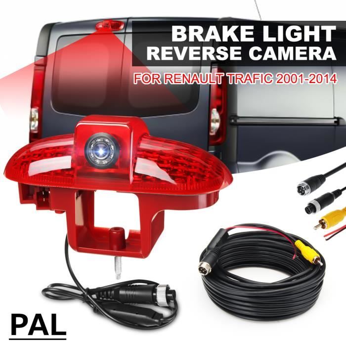 8-LED Caméras Recul Feux arrière freinage 3ème PAL Pour Renault Trafic 2001-2014