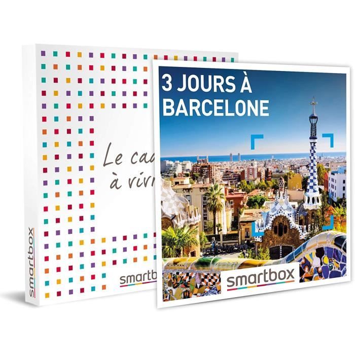 Coffrets de bain et de soins SMARTBOX - Coffret cadeau - 3 jours à Barcelone - idée cadeau - 2 nuits avec petits-déjeune 85313