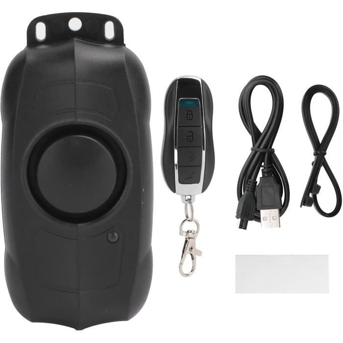 Alarme antivol, télécommande sans Fil d'alarme pour Scooter électrique 150 DB pour vélos Motos Bicyclettes électriques Scooters élec