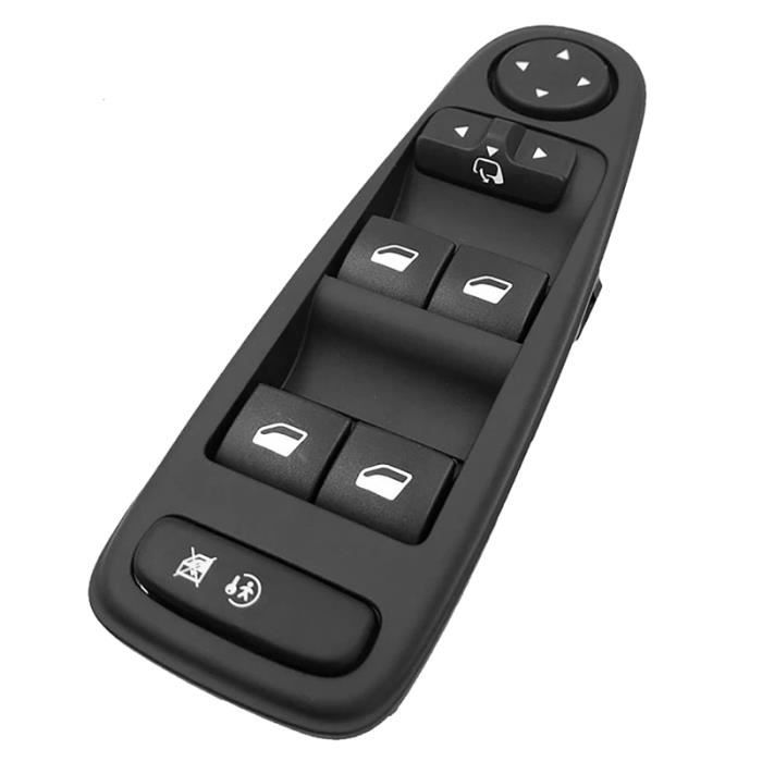 Lève-vitres,Interrupteur de fenêtre pour Citroen C4 4 Picasso 2008 2013 pour Peugeot régulateur électrique pliant - Type Black