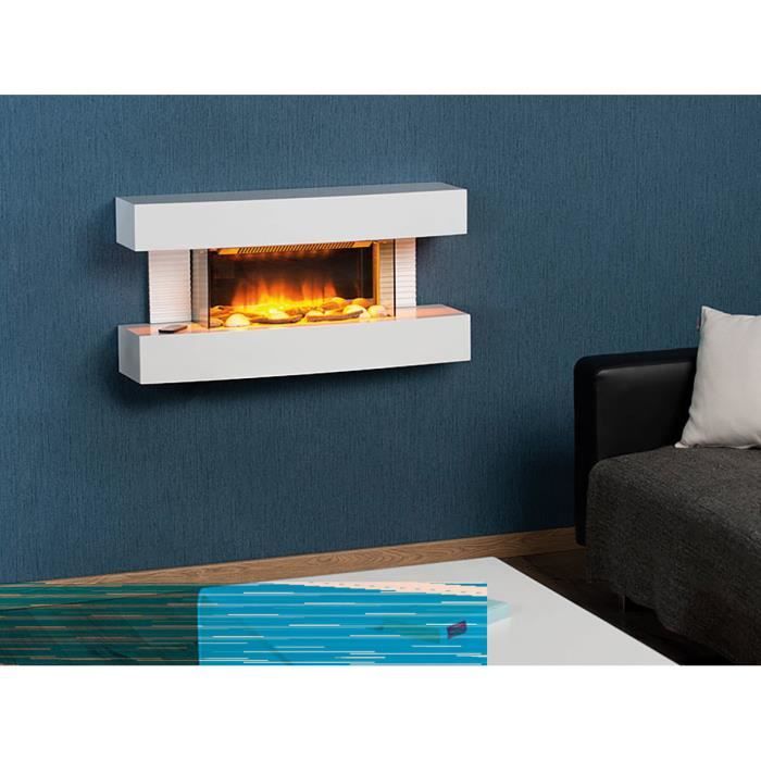 Cheminée électrique murale 2000 W -Tirari-