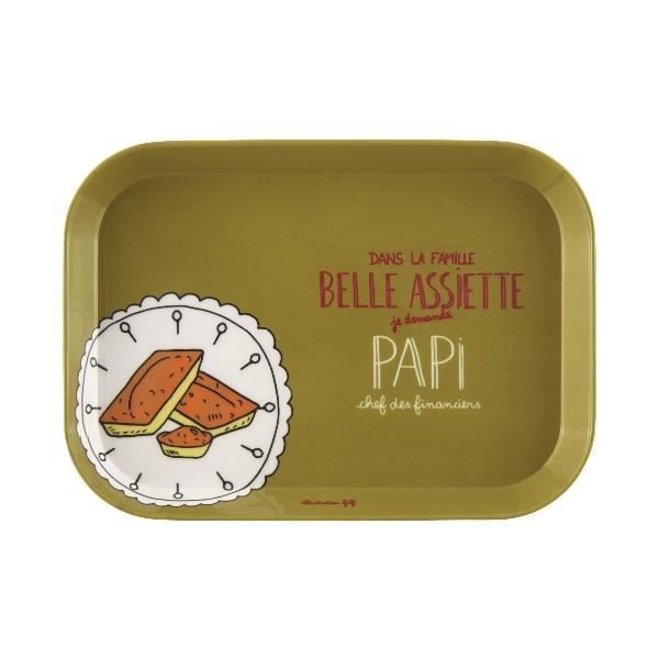 Plateau IOTA Famille belle assiette Papi - Derrière la porte