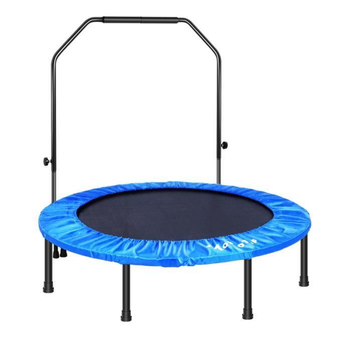 Fitness Pour AVEC Main Courante Trampoline Trainer Cardio Durable Ronde trampoline jeux de recre - jeux d'exterieur